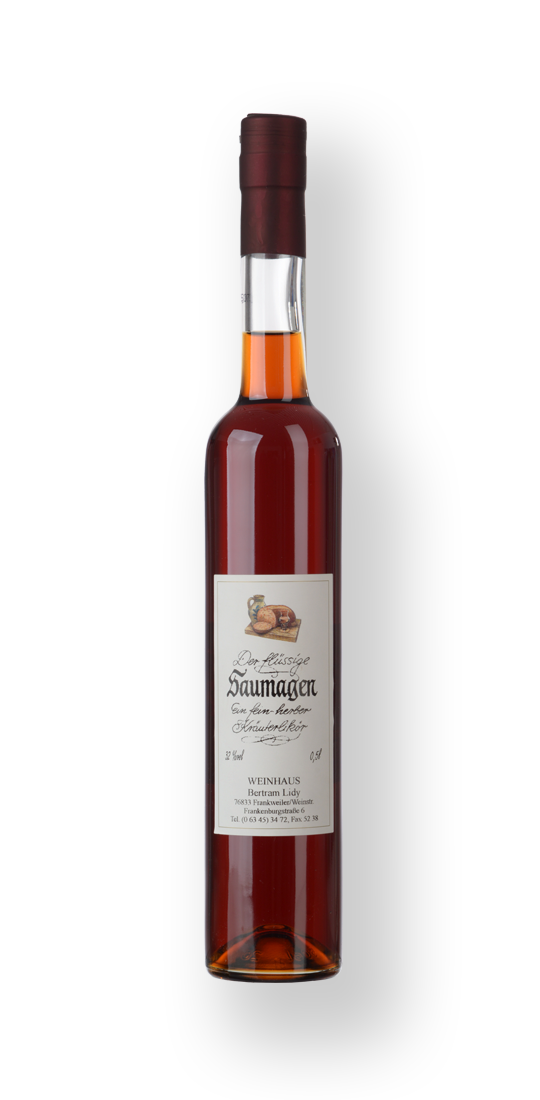 079 Weingut Lidy Likör Saumagen Kräuterlikör