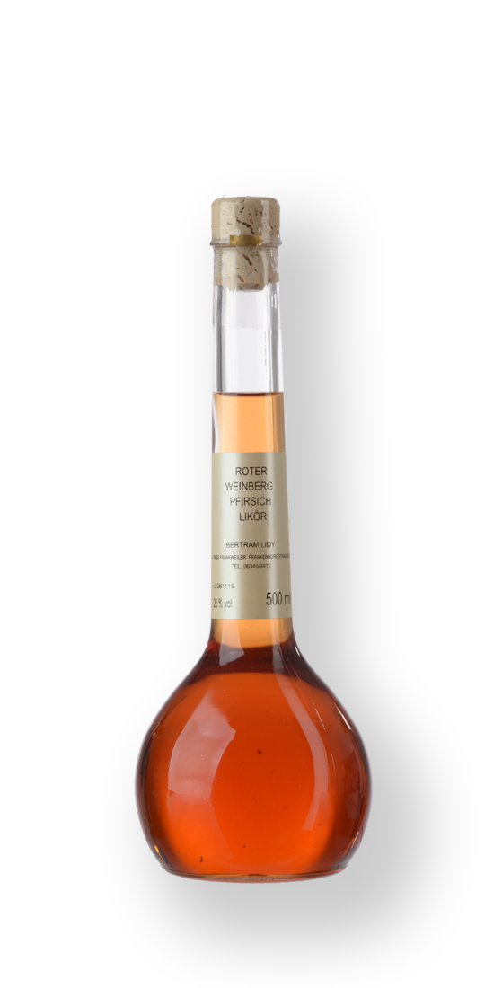 080 Weingut Lidy Likör Roter Weinbergspfirsichlikör